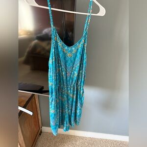 Blue romper